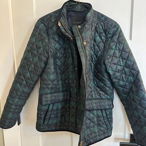 Talbots Plaid Jacket in Green and Navy
